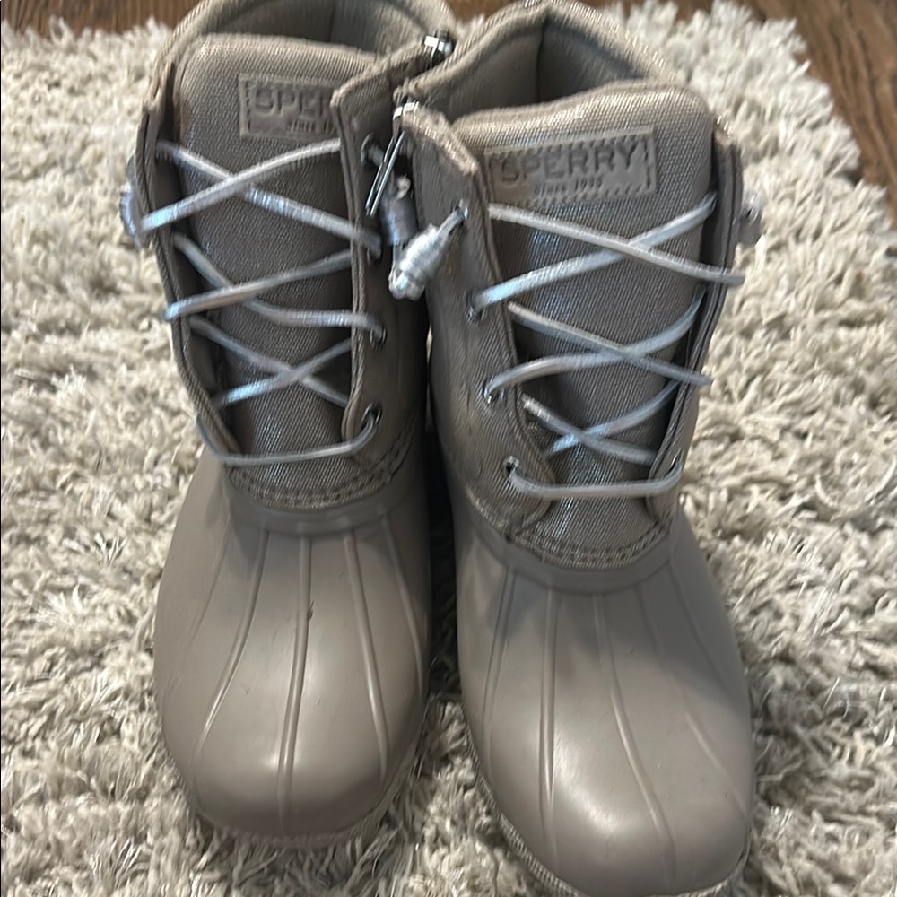 Sperry Tan Rain Boots